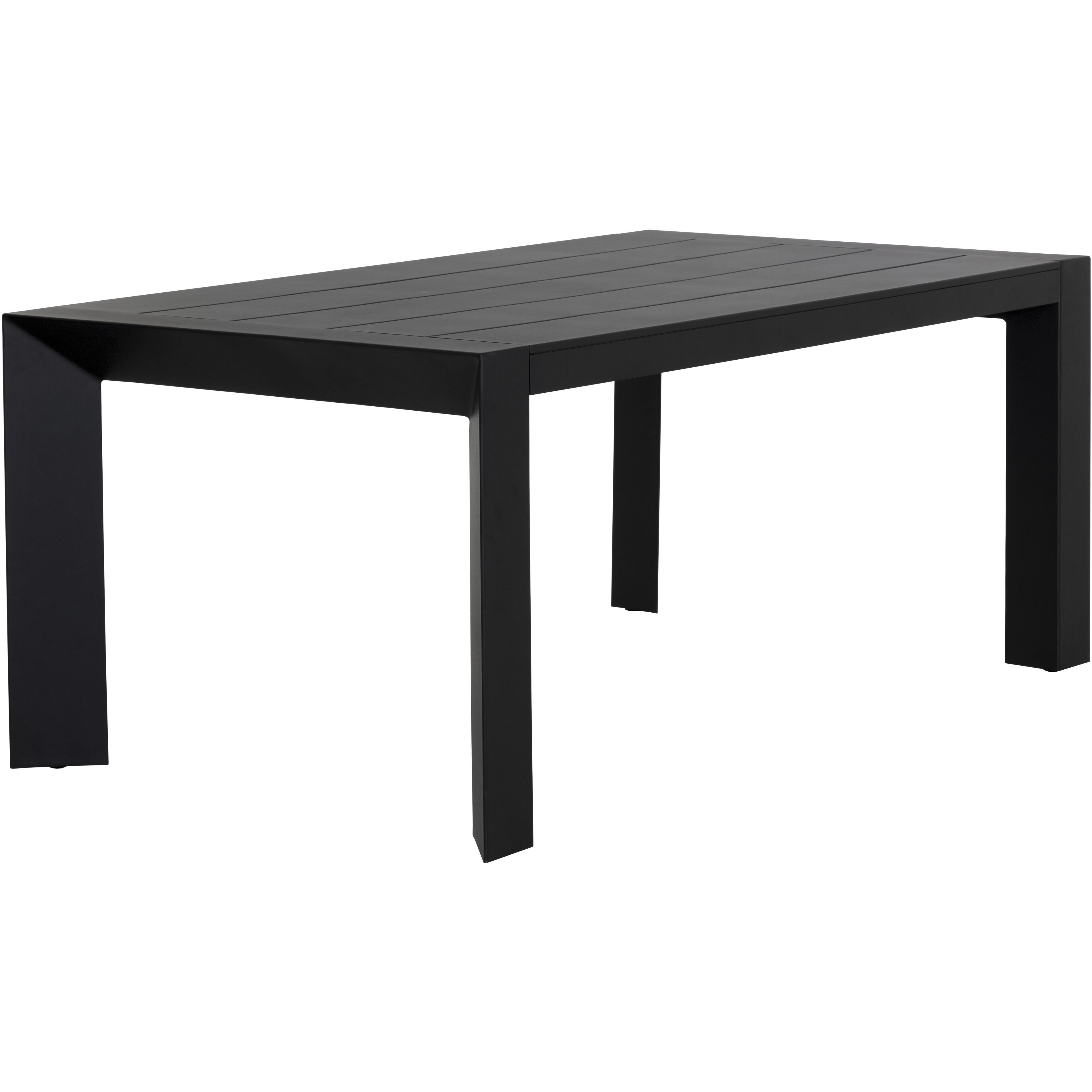 Merano 70 X 40 inch Black Outdoor Dining Table